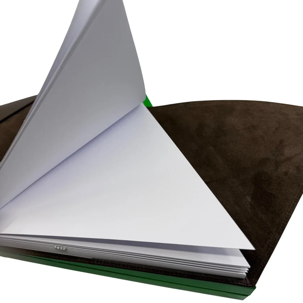 Bottega‎ Veneta Triangle Brown Leather Notebook Cover w/ Notebook BNIB